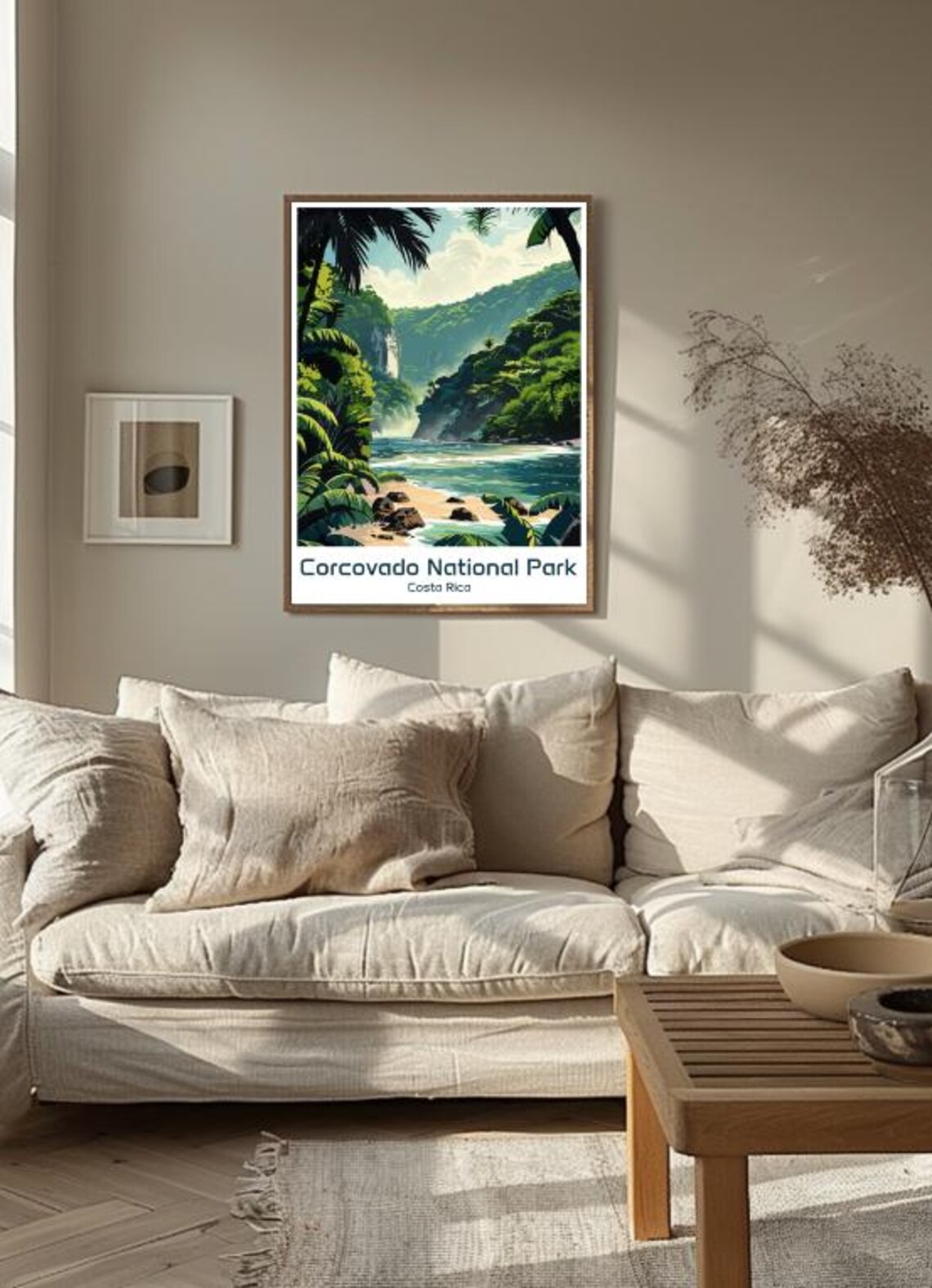 Corcovado National Park Travel Poster Lush Rainforest Wall Art Of Costa Rica Exotic Wildlife Nature Print For Tropical Home Decor - Image 3