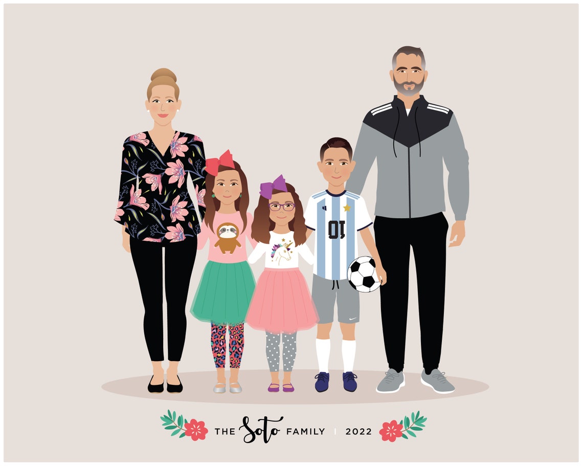 Custom Portrait, Add A Person - Image 2