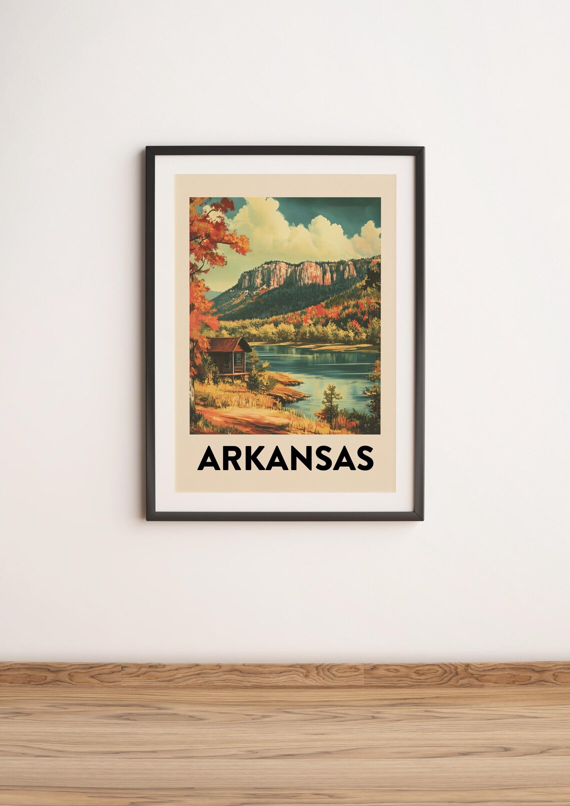 Arkansas Vintage Travel Poster, Mid-Century Poster Print - Image 4