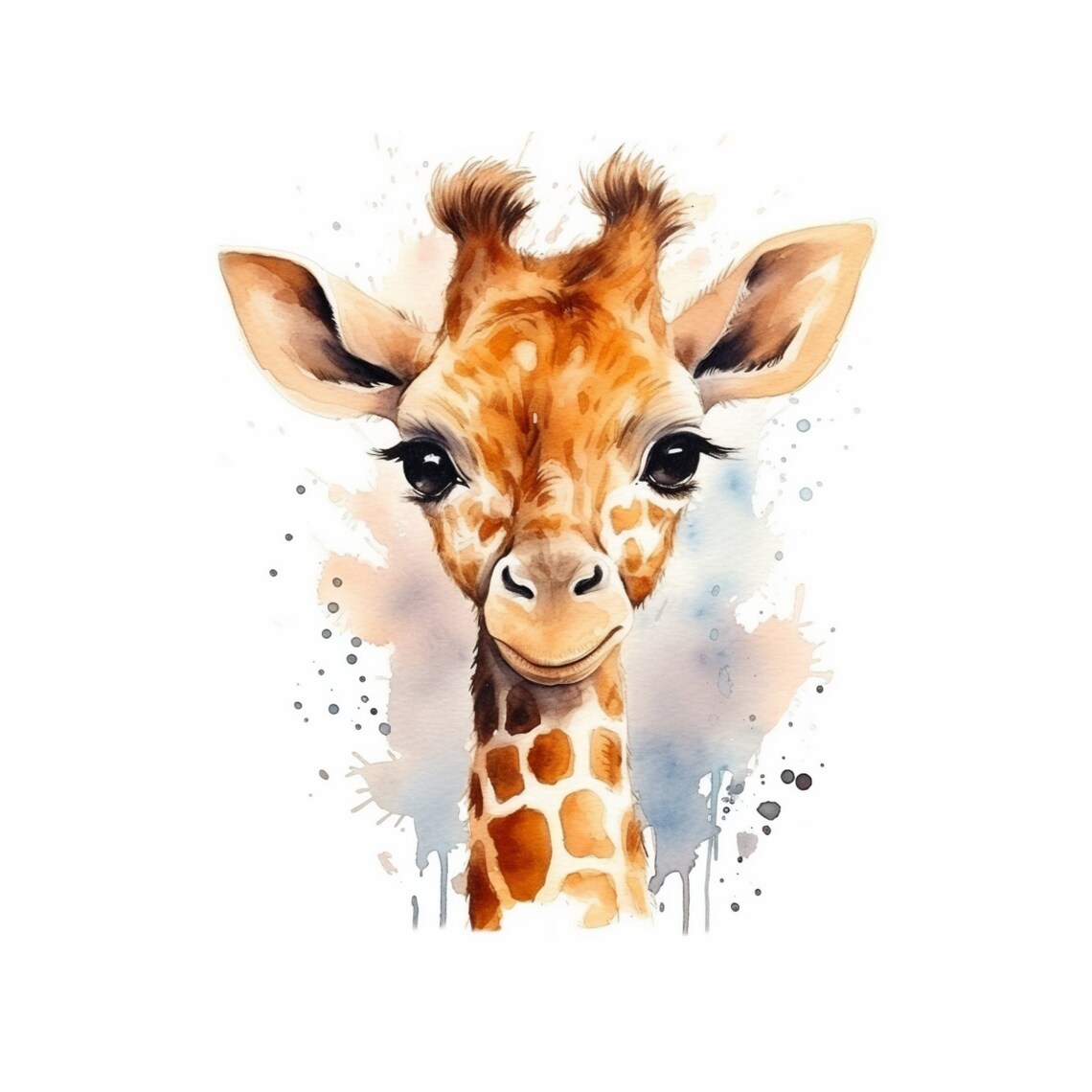 Baby Giraffe Art Print, Animal Nursery Decor - Image 5