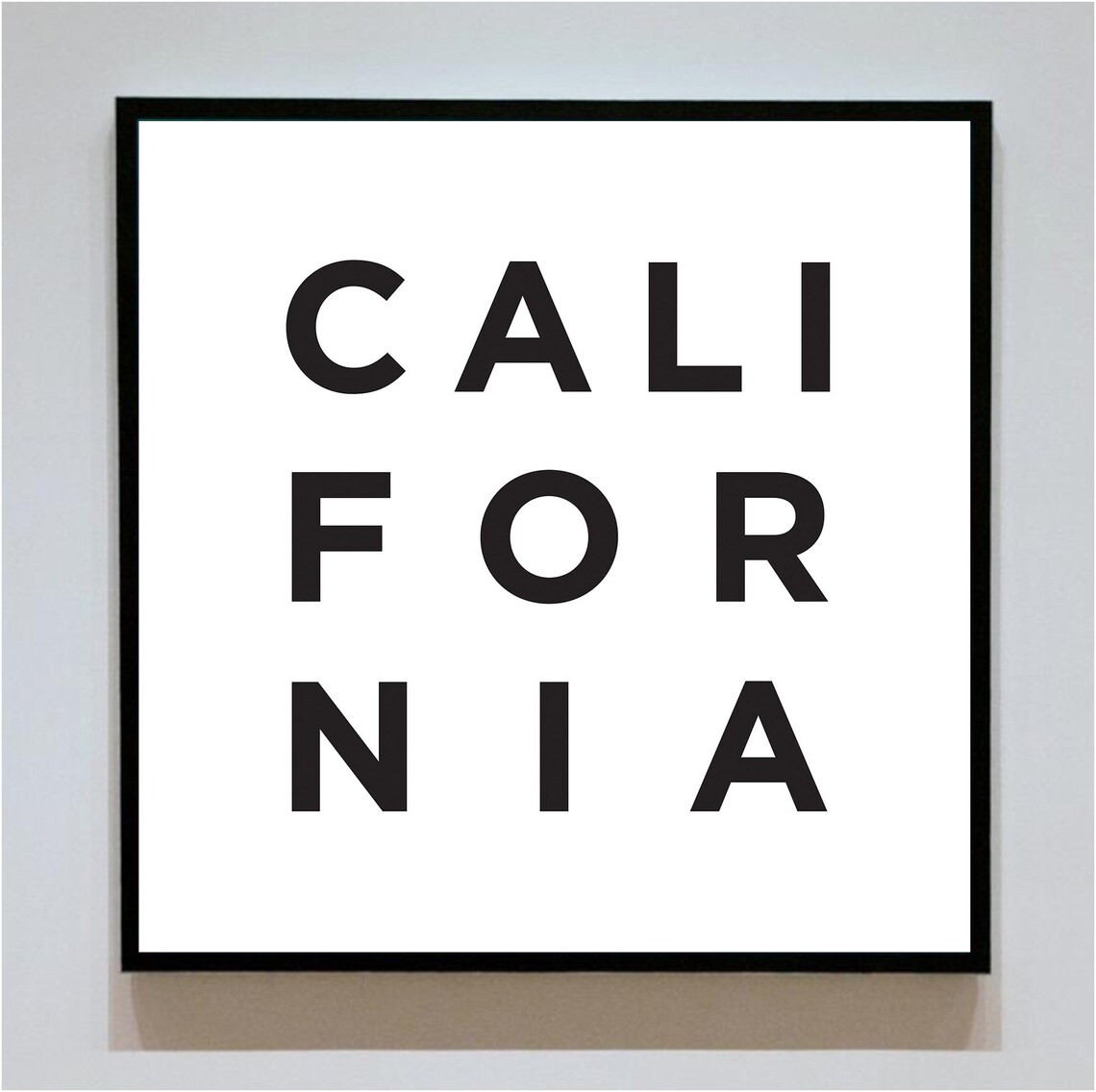 Los Angeles Spaced Bold Letter Typography City of Angels Pride Poster - Image 5