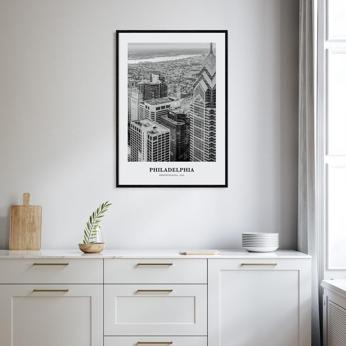 Philadelphia Wall Art No 1 Philadelphia Wall Decor Philadelphia Poster Philadelphia Home Decor Philadelphia Travel Gift Philadelphia - Image 2