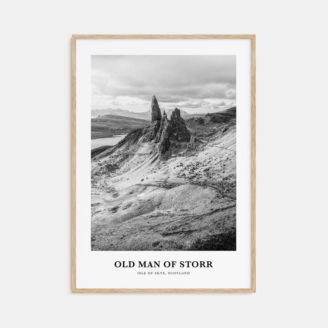 Old Man of Storr Isle of Skye Scotland Rock Pinnacles Photo Poster