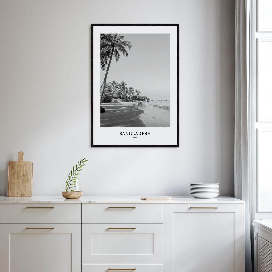 Bangladesh Wall Art No 2 Bangladesh Wall Decor Bangladesh Poster Bangladesh Home Decor Bangladesh Travel Gift Bangladesh Travel Print - Image 2