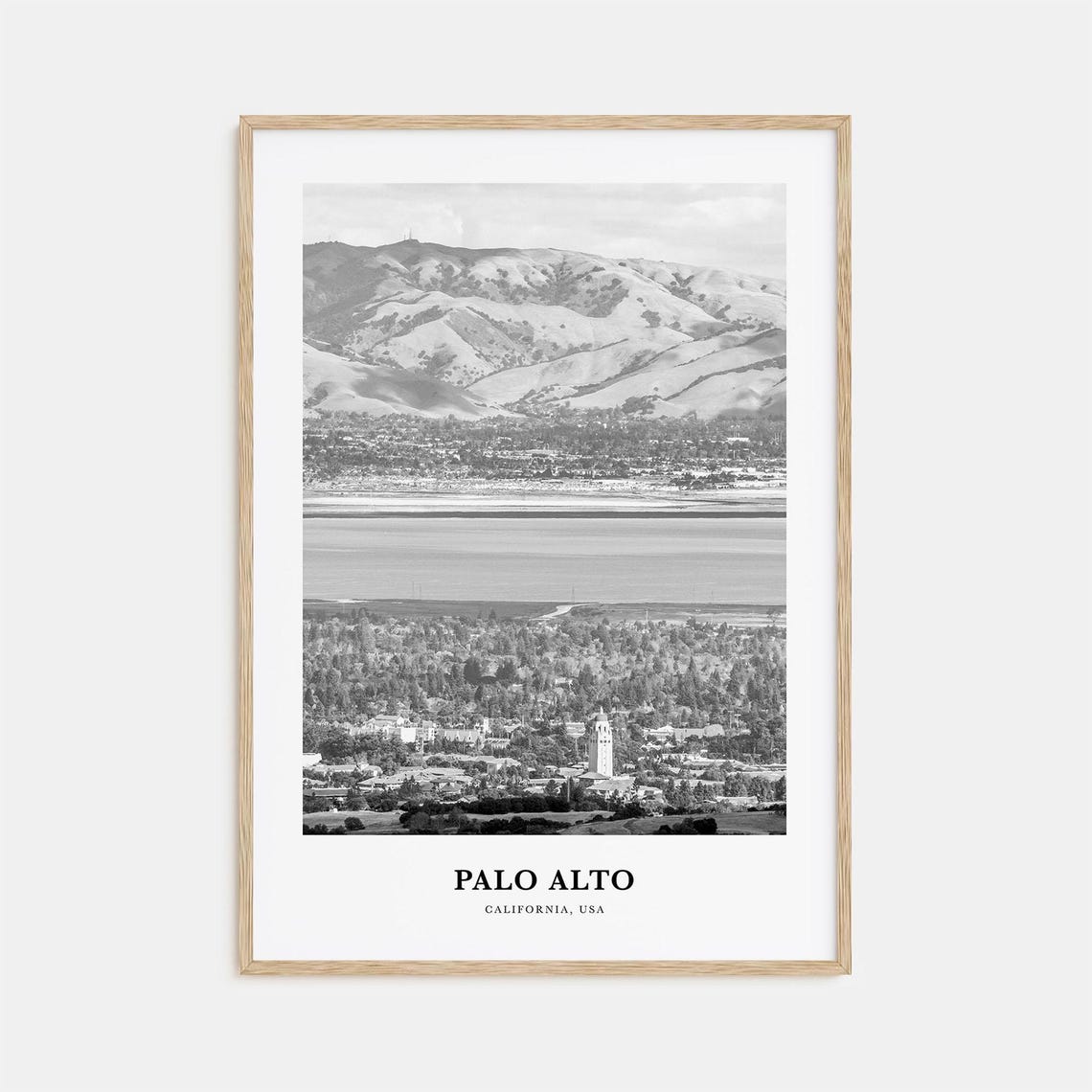 Palo Alto Wall Art Palo Alto Wall Decor Palo Alto Poster Palo Alto Home Decor Palo Alto Travel Gift Palo Alto Travel Print