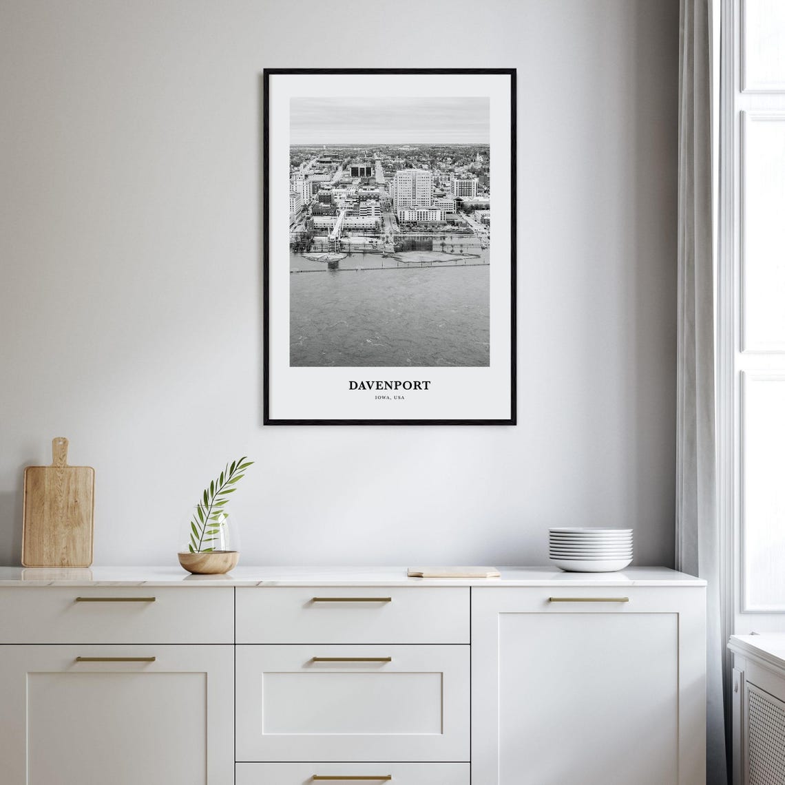 Davenport Wall Art Davenport Wall Decor Davenport Poster Davenport Home Decor Davenport Travel Gift Davenport Travel Print - Image 2