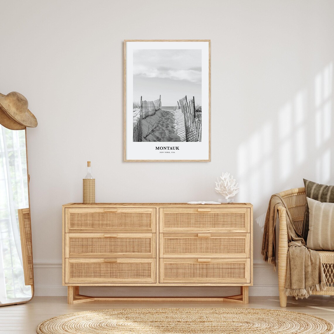 Montauk Wall Art No 2 Montauk Wall Decor Montauk Poster Montauk Home Decor Montauk Travel Gift Montauk Travel Print - Image 3