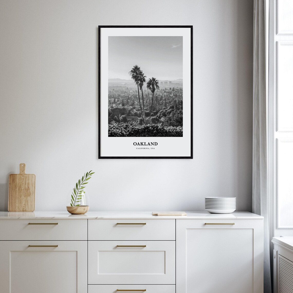 Oakland Wall Art No 1 Oakland Wall Decor Oakland Poster Oakland Home Decor Oakland Travel Gift Oakland Travel Print - Image 2