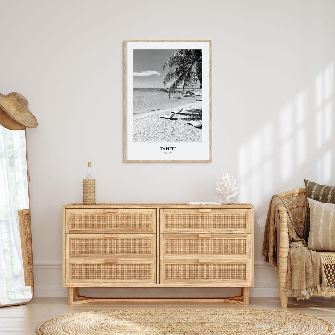 Tahiti Wall Art Tahiti Wall Decor Tahiti Poster Tahiti Home Decor Tahiti Travel Gift Tahiti Travel Print - Image 3