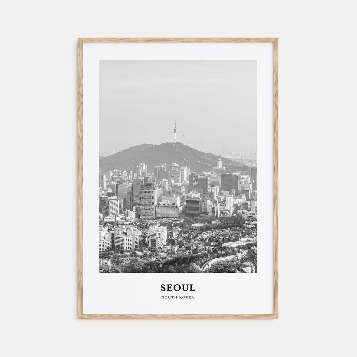 Seoul Wall Art No 1 Seoul Wall Decor Seoul Poster Seoul Home Decor Seoul Travel Gift Seoul Travel Print