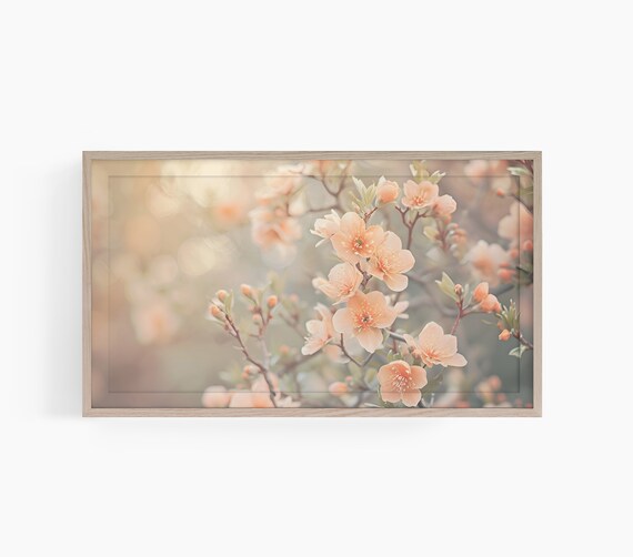 Floral Frame TV Art, Spring Blooms Art Print