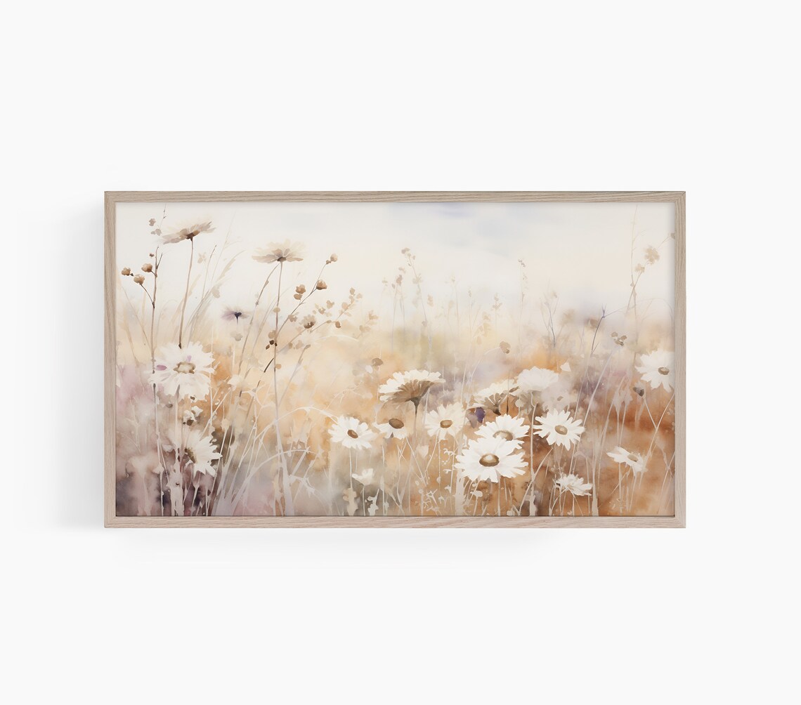 Spring Wildflower Country Farmhouse Art Print