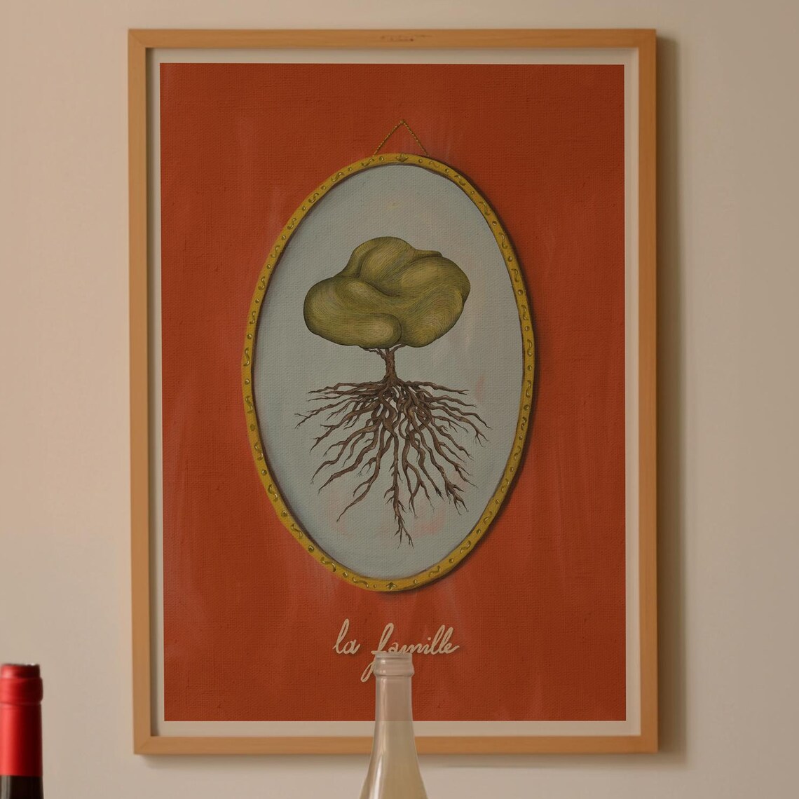 Vintage Tree Of Life Art Print, Family Nature Poster - Image 2