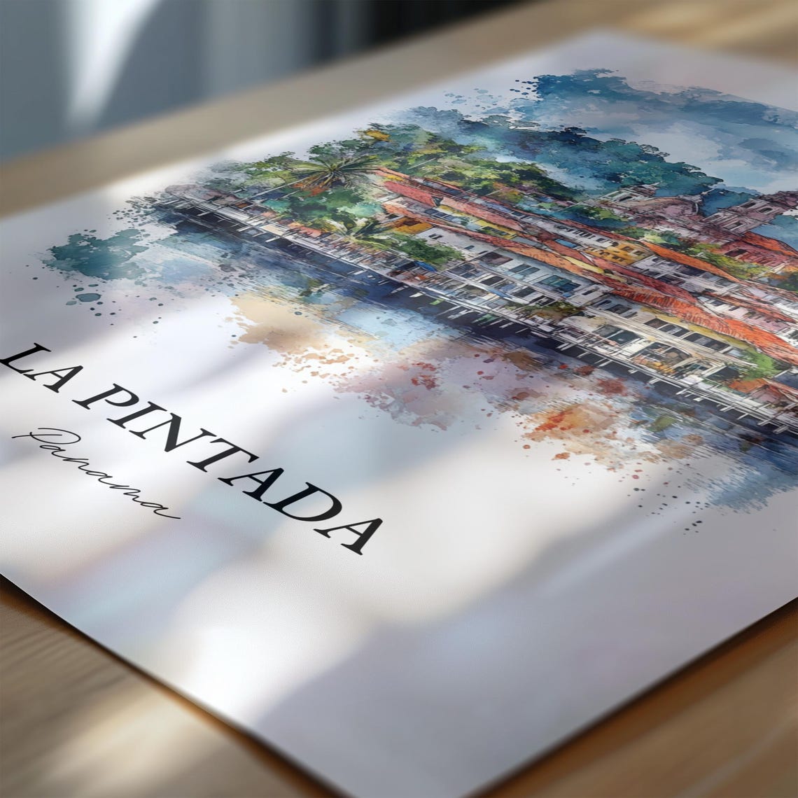 La Pintada Wall Art Panama Print Watercolor Gift Travel Poster Housewarming - Image 6