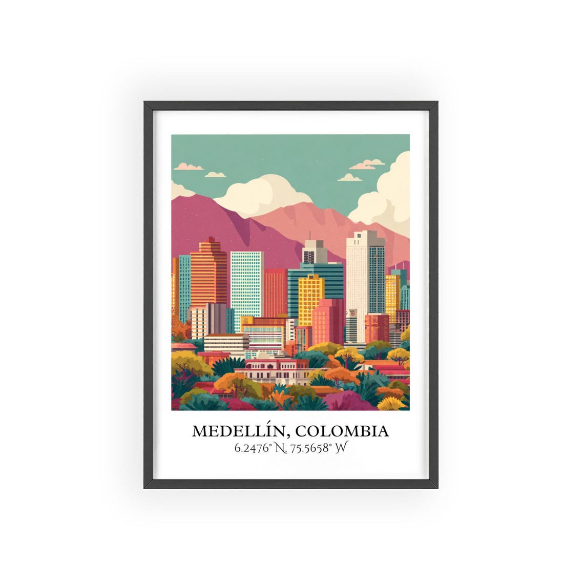 Medelln Art Retro Travel Colombia Home Decor Gift Prints Housewarming - Image 2