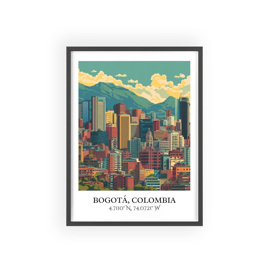 Bogot Art Retro Travel Colombia Home Decor Gift Prints Housewarming - Image 2