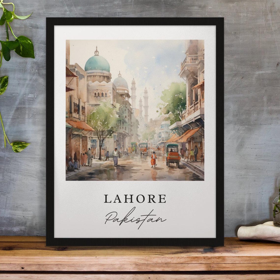 Lahore Pakistan Personalized Travel Poster - Image 3