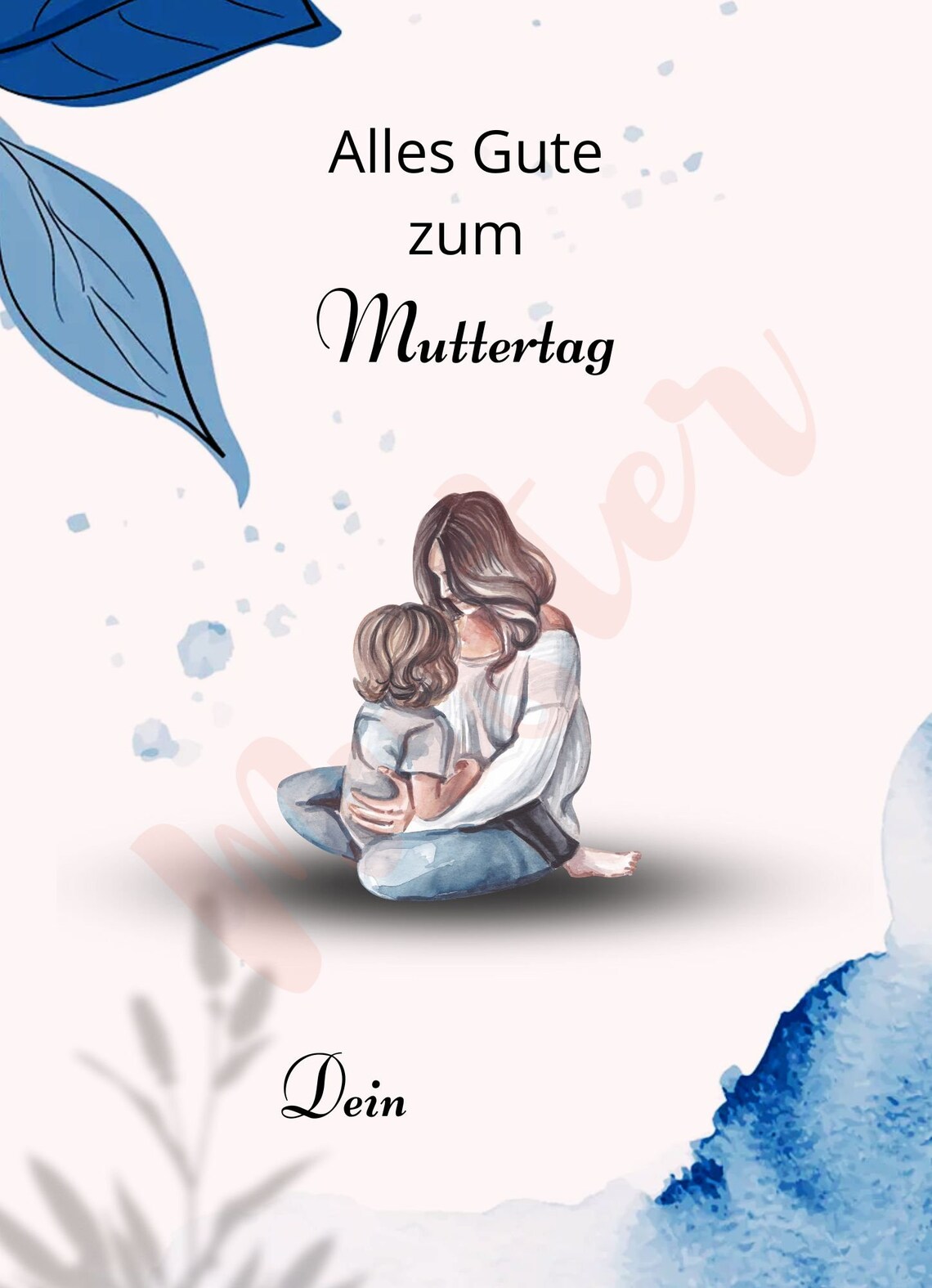 Gift for Mom, Mother's Day Template for Son - Image 3
