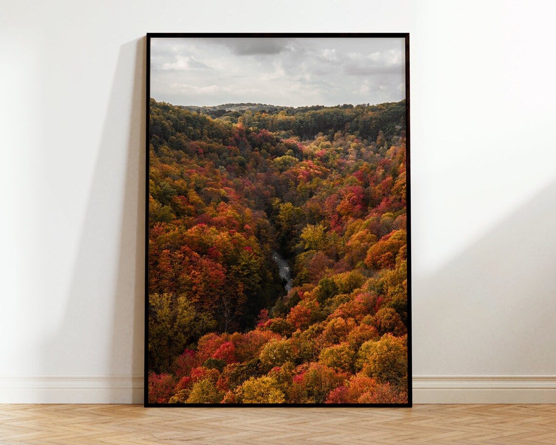 Fall Photography Print, Autumn Landscape Wall Art