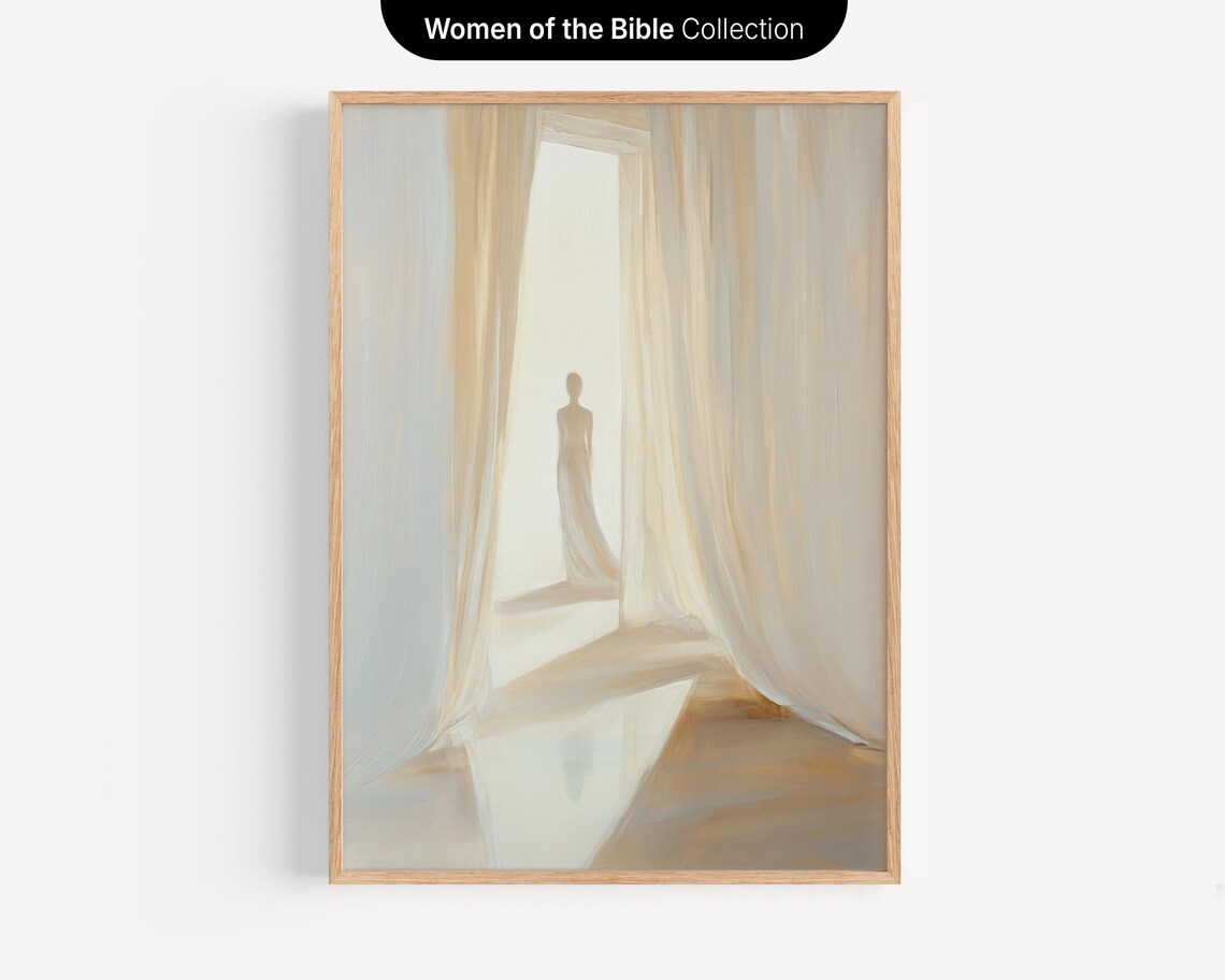 Esther Approaches the King Minimalist Art Print