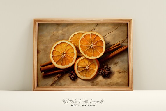 Christmas Wall Decor Rustic Xmas Art Print