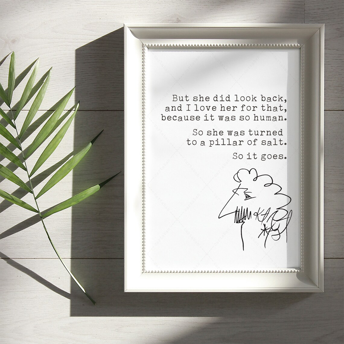 Kurt Vonnegut Quote, Slaughterhouse Five Poster - Image 3