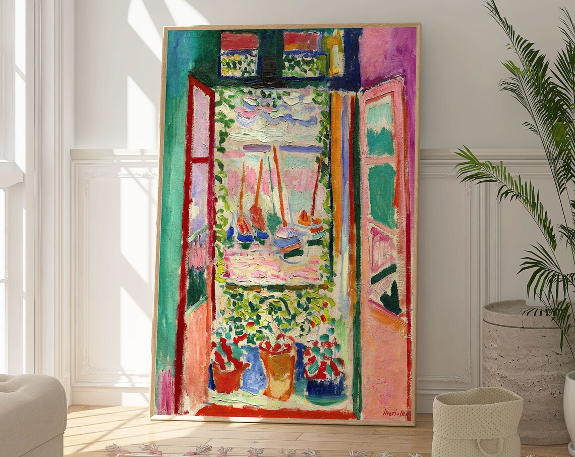 Henri Matisse The Open Window, Modern Poster Print - Image 5