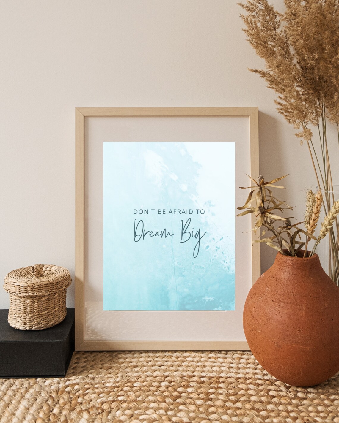 Dream Big Affirmation, Minimalist Poster - Image 4