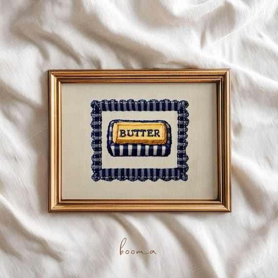 Butter Retro Kitchen Pastry Still Life Art Print