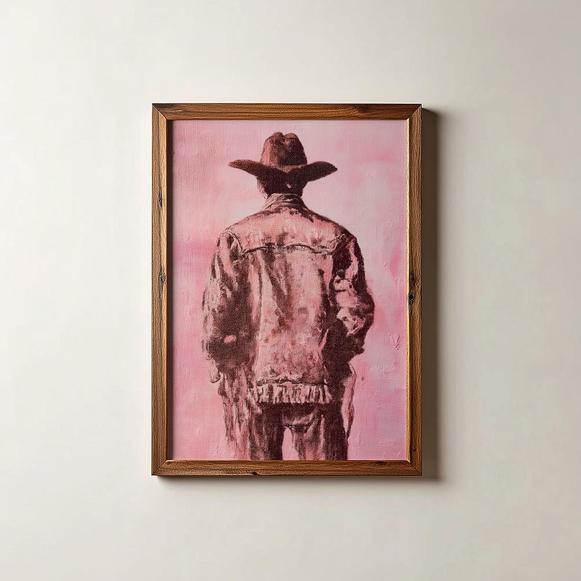 Modern Cowboy Western Style Art Print