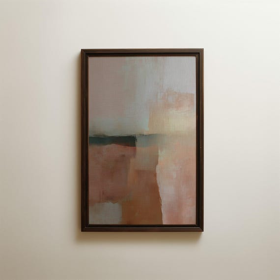 Abstract Contemporary Moody Colors Oil Painting Colorful Modern Wall Art Digital Download