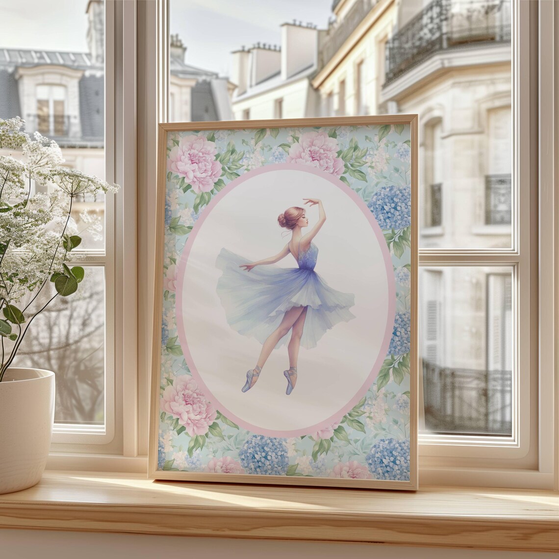 Coquette Ballerina, Grandmillennial Ballet Art Print - Image 4