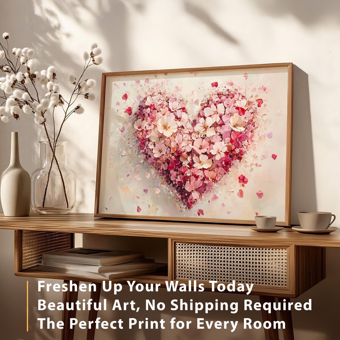 Valentines Day Heart Antique Vintage Art Print - Image 5