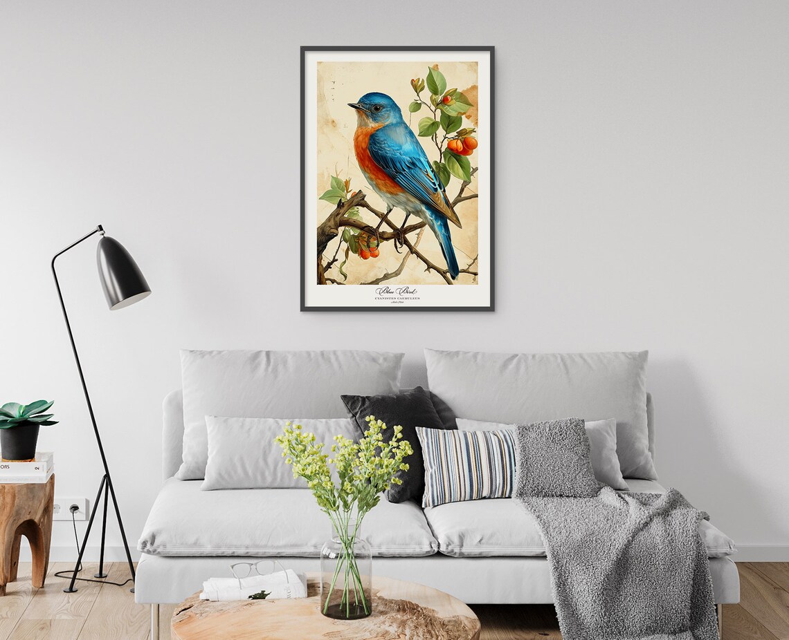 Audubon Style Bird Print, Vintage Nature Poster - Image 6