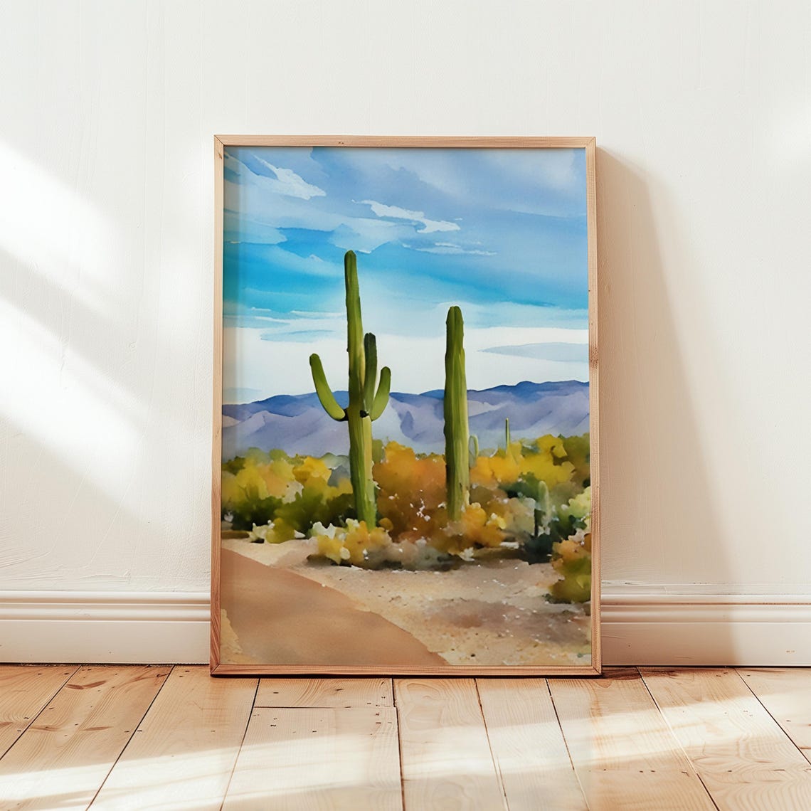 Arizona Watercolor Painting Arizona Art Print Arizona Wall Art Travel Poster Travel Gift Art Print Unique Home Decor