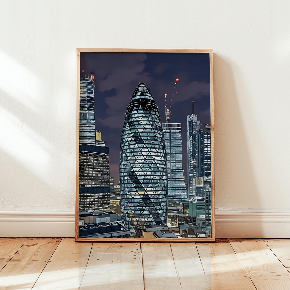 London Watercolor Art London Wall Art London Painting London Artwork Travel Poster Print London Art Print London Home Decor