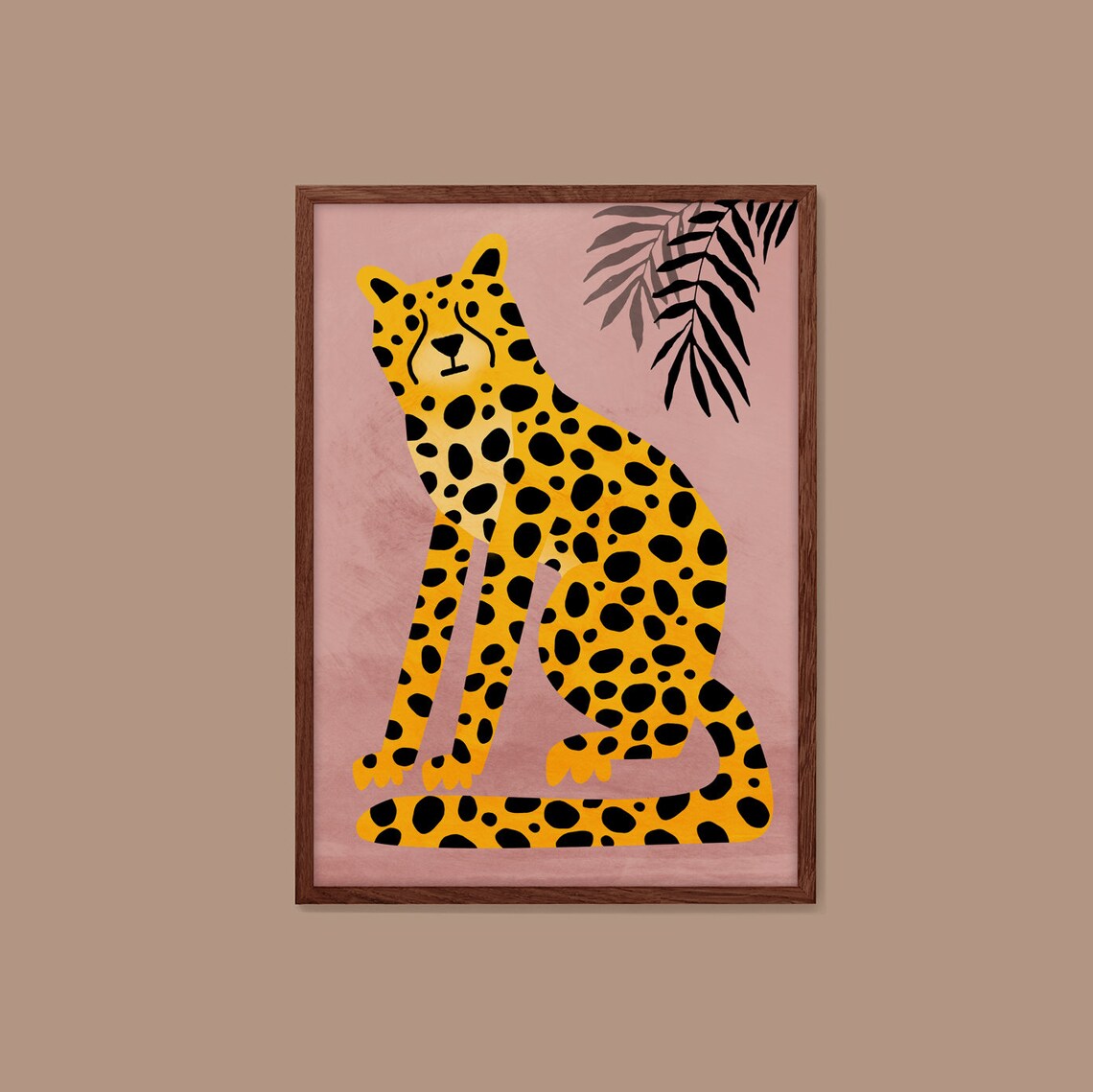 Cheetah Wild Animal Art Print, Wildlife Study - Image 3