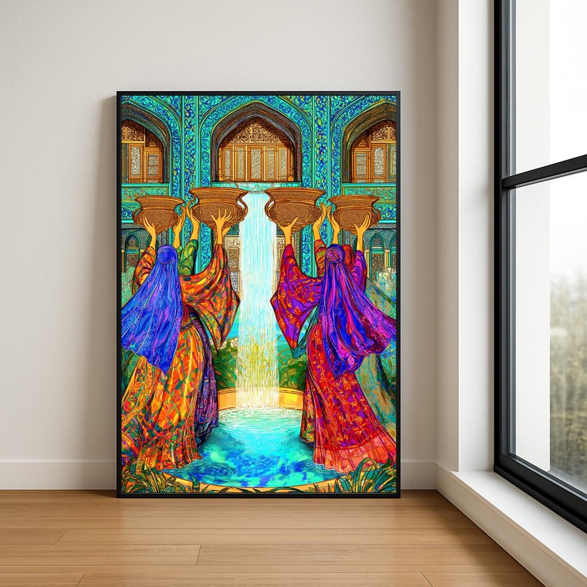 Palestine Art Print Palestinian Wall Collection Middle Eastern Decor Abstract Traditional Designs