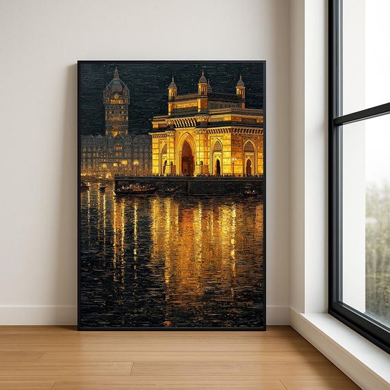 High Resolution Landmark Oil Painting