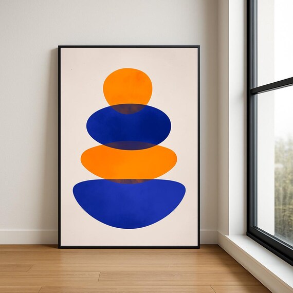 High Resolution Abstract Geometric Wall Art