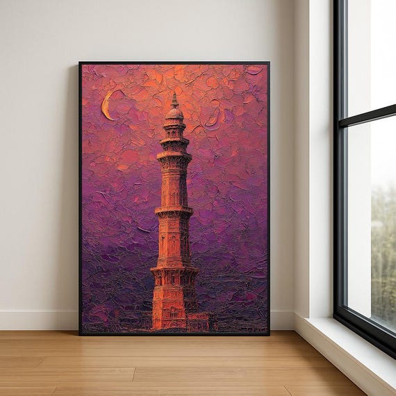 High Resolution Landmark Oil Painting