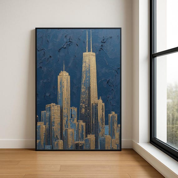 High Resolution Landmark Oil Painting