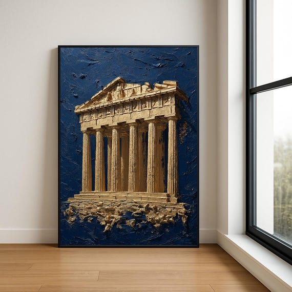 High Resolution Landmark Oil Painting