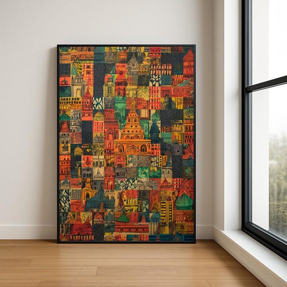 High Resolution Landmark Oil Painting