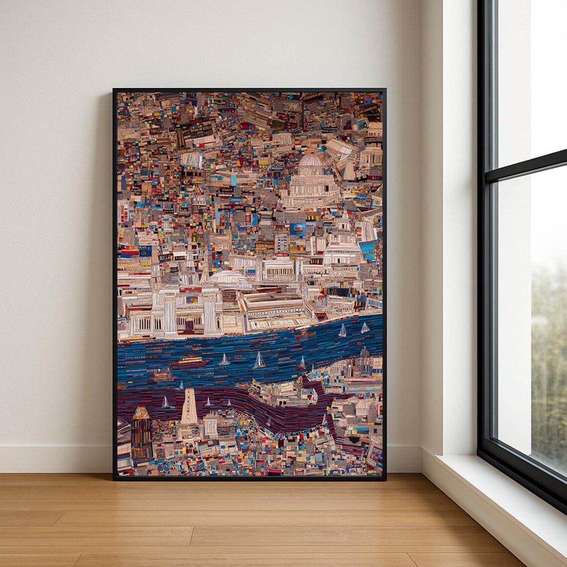 High Resolution Landmark Oil Painting Art Print