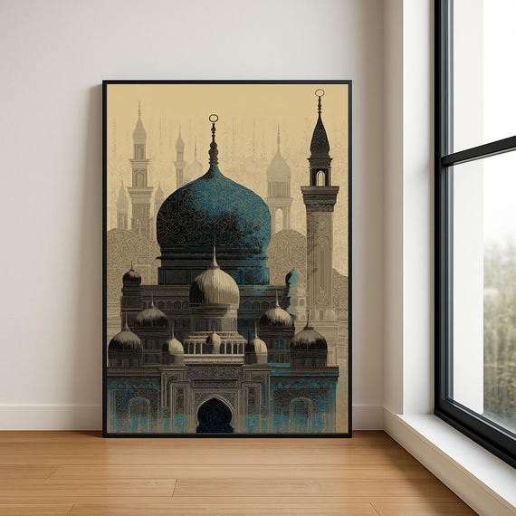 High Resolution Landmark Oil Painting