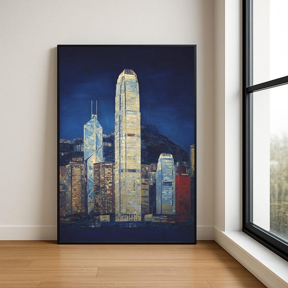 High Resolution Landmark Oil Painting