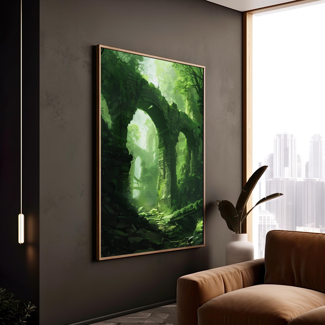 Natures Reclamation - Modern Travel Poster