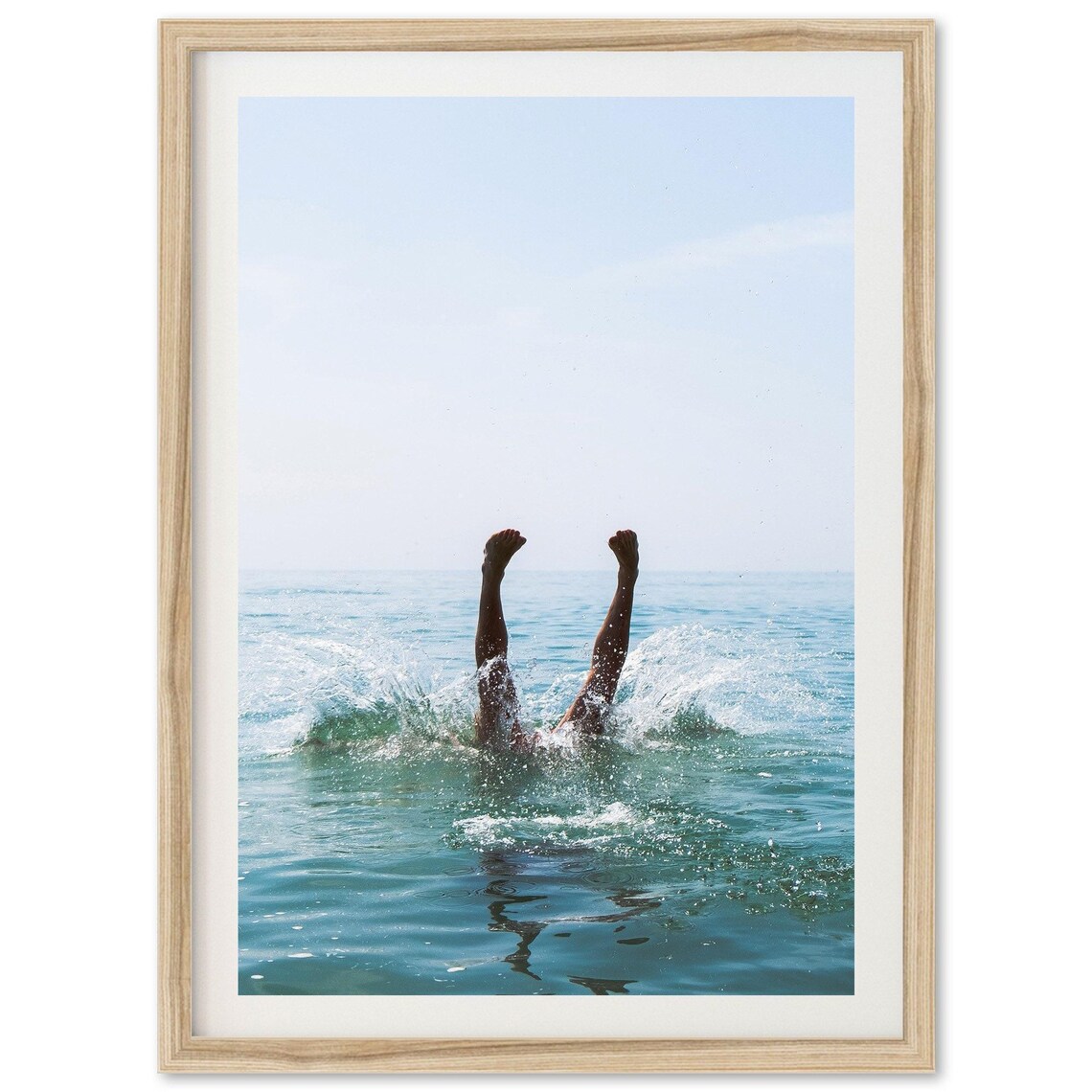 Vintage Beach Photography Coastal Art Print