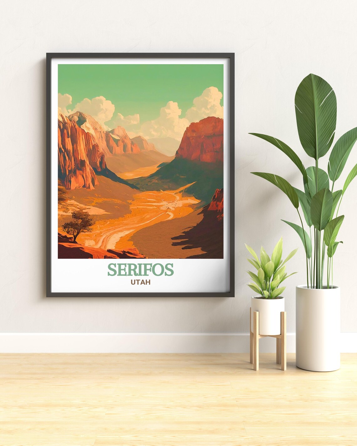 Springdale Travel Print, Zion National Park Utah - Image 3